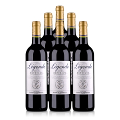 法国拉菲传奇 2014 波尔多法定产区红葡萄酒750ml（6支装）