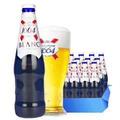 法国品牌凯旋1664白啤酒330ml*24瓶