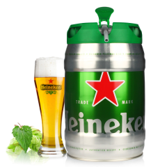 荷兰进口啤酒Heineken赫尼根喜力铁金刚啤酒5L桶装