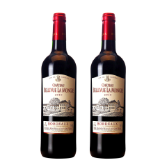 13.5°法国波尔多贝维拉蒙2010干红葡萄酒750ml（双支装）